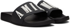 AMIRI Black Poolslide Sandals