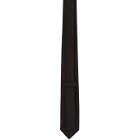 Prada Black Triangle Logo Tie