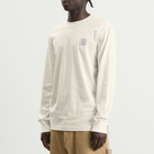 Moncler Men's Long Sleeve Cotton T-Shirt in White