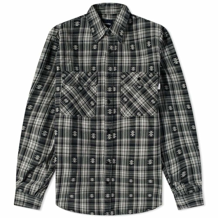 Photo: thisisneverthat Men's African Check Shirt in Black
