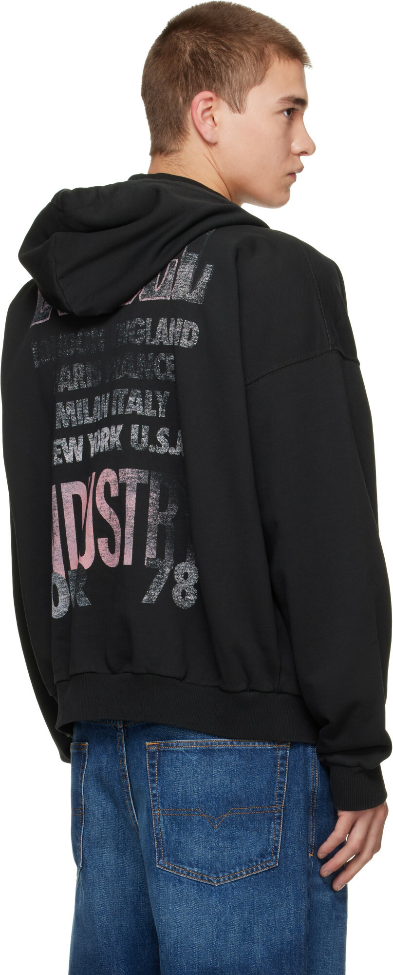 Diesel Black S-Will-Zip Hoodie