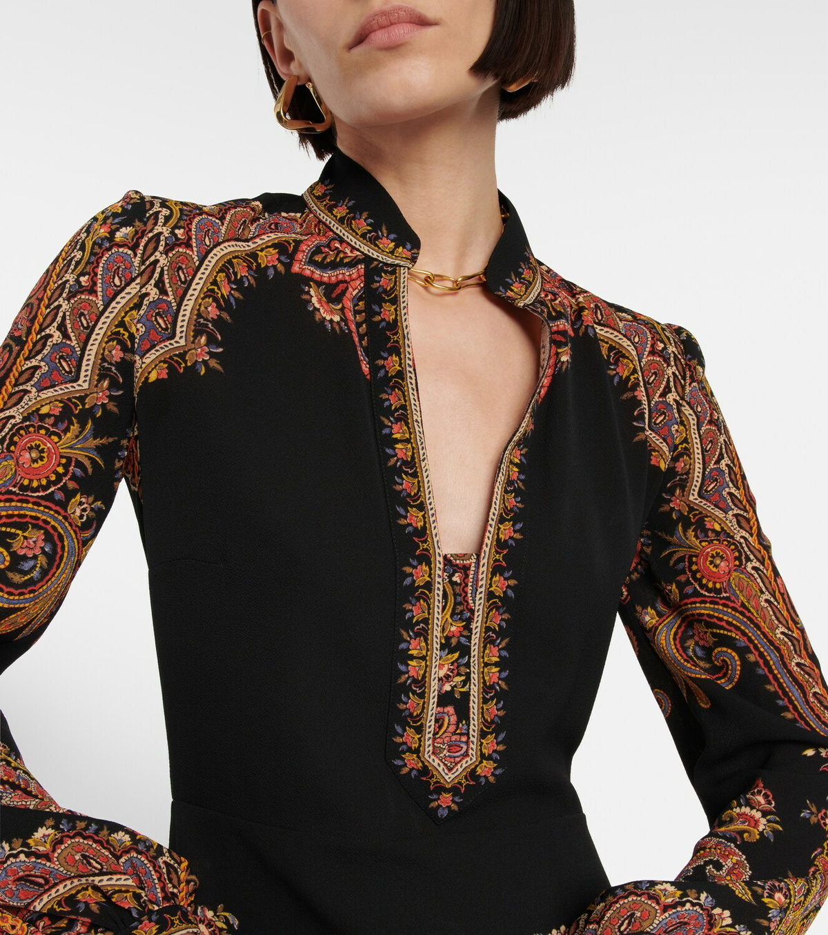 Etro Paisley midi dress Etro