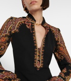 Etro Paisley midi dress
