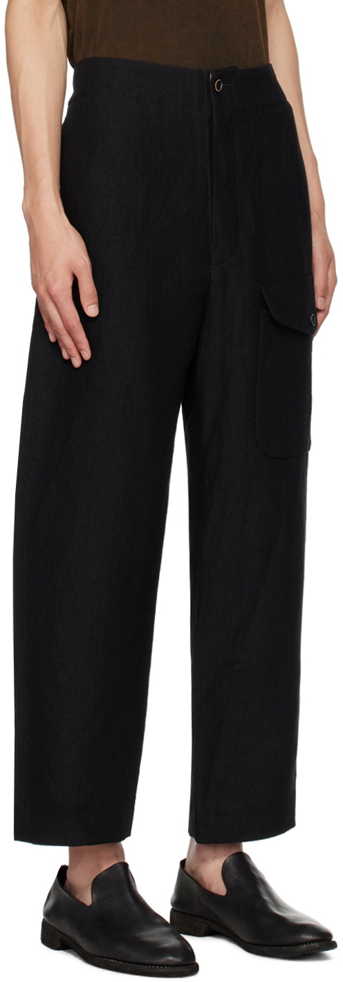 UMA WANG Black Paxton Trousers