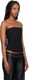 Miaou Black Libra Corset
