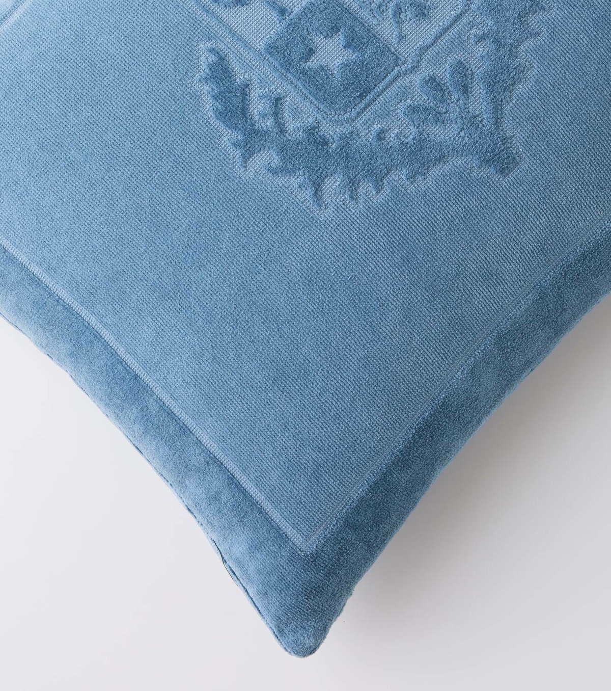 Loro Piana Crest cotton terry beach pillow