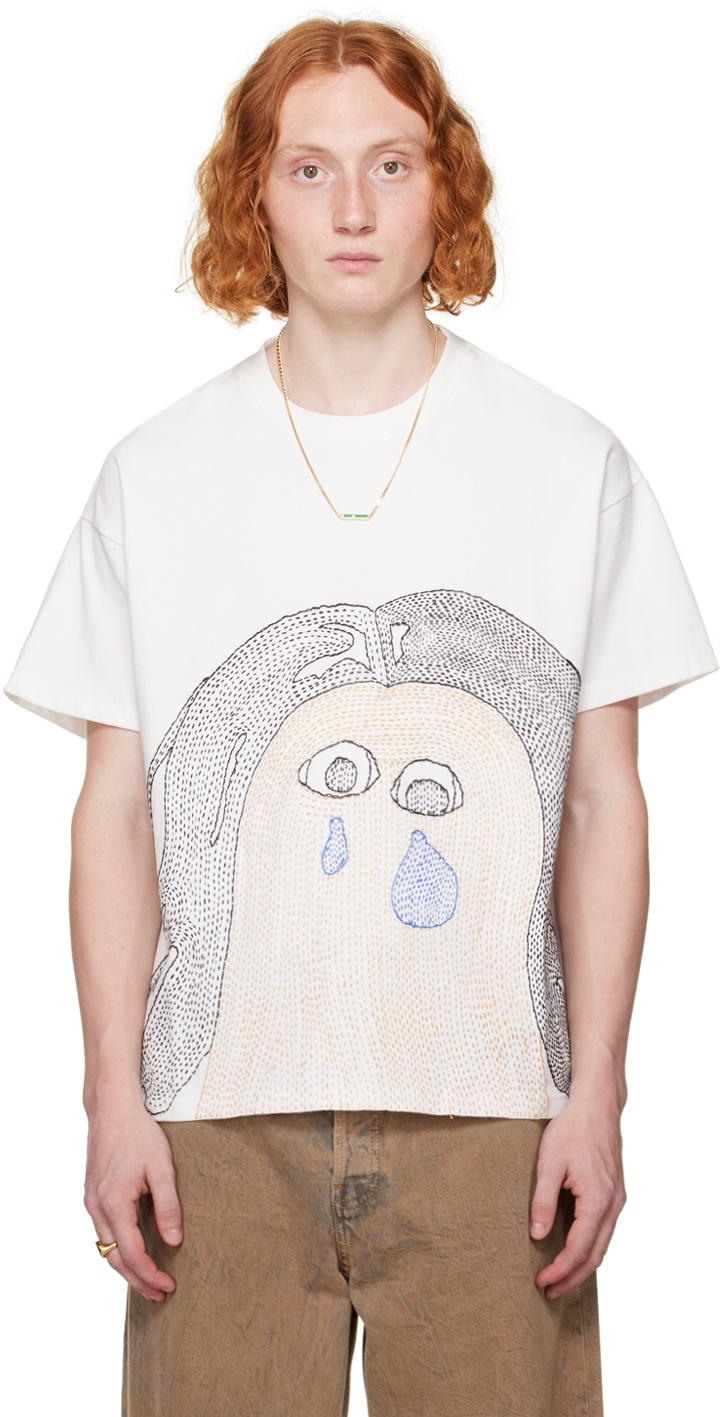 Glass Cypress White Crying T-Shirt