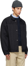 nanamica Black Short Denim Jacket