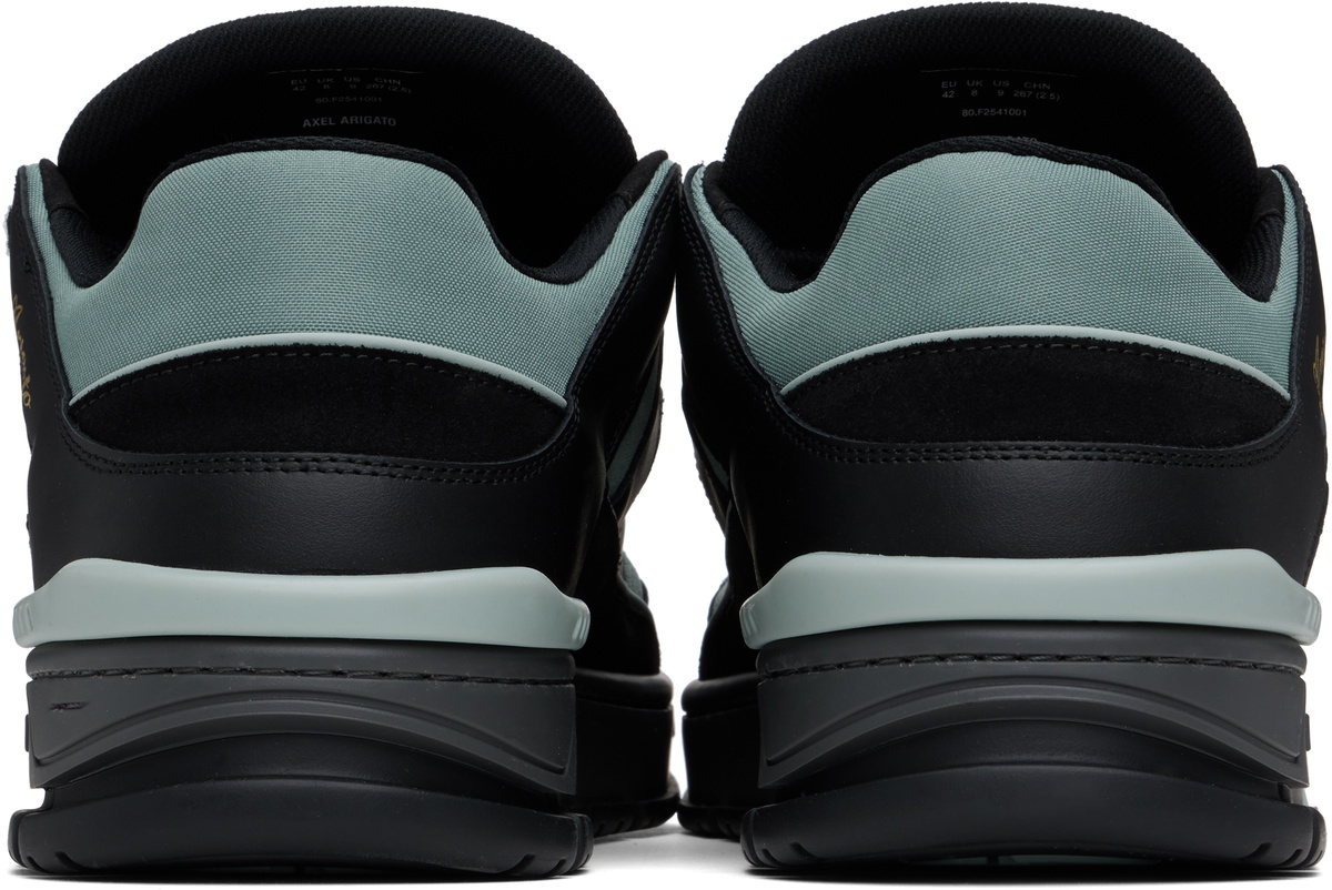 Axel Arigato Black & Green Area Lo Sneakers Axel Arigato