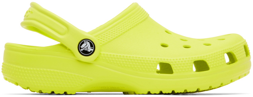 Neon on sale yellow crocs