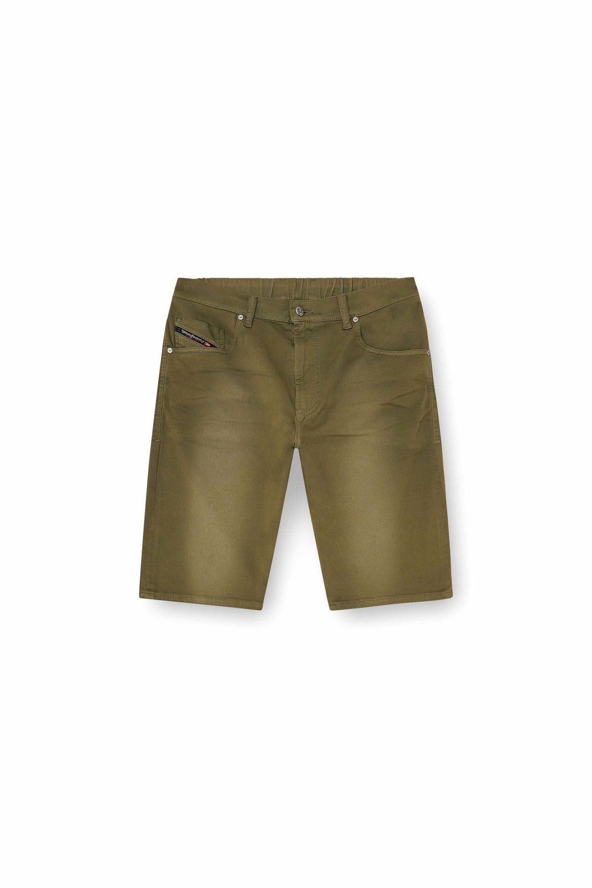 Diesel Slim shorts in coloured denim - Denim short pants Mens in Green