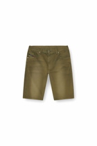 Diesel Slim shorts in coloured denim - Denim short pants Mens in Green