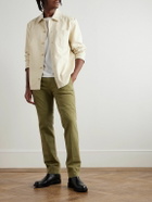 Massimo Alba - Winch2 Straight-Leg Cotton-Blend Twill Trousers - Green