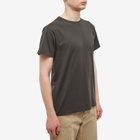 RRL Men's Basic T-Shirt in Faded Black Canvas