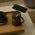 ferm LIVING Koyo Tea Mug with Infuser Set in Dark Brown/Buff 