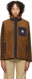 Carhartt Work In Progress Brown Prentis Vest