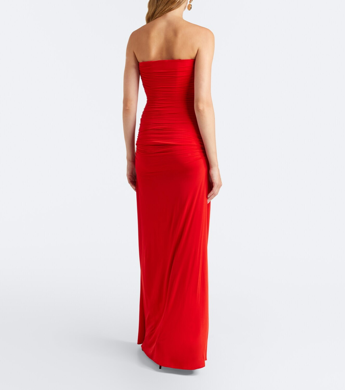 Alex Perry Gathered ruched jersey gown