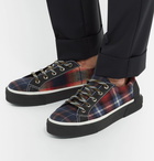 Lanvin - Checked Felt Sneakers - Men - Multi