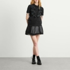 TOGA ARCHIVES Women's TOGA Embroidery Polo Shirt in Black