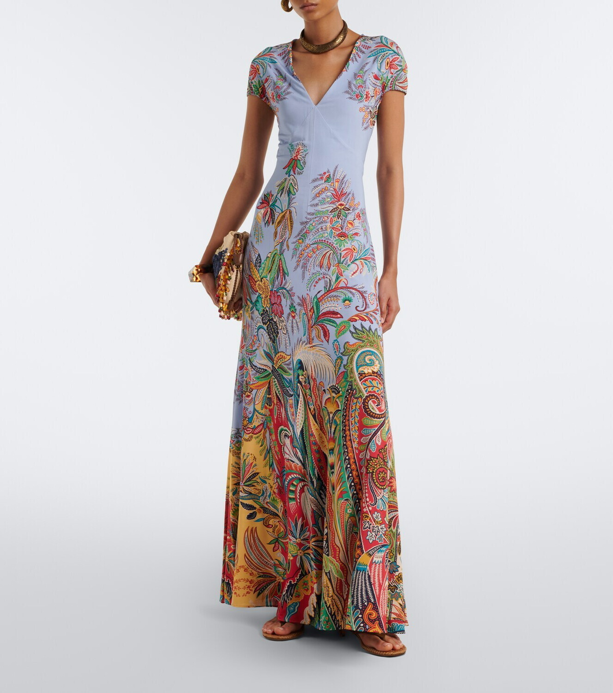 Etro Printed maxi dress