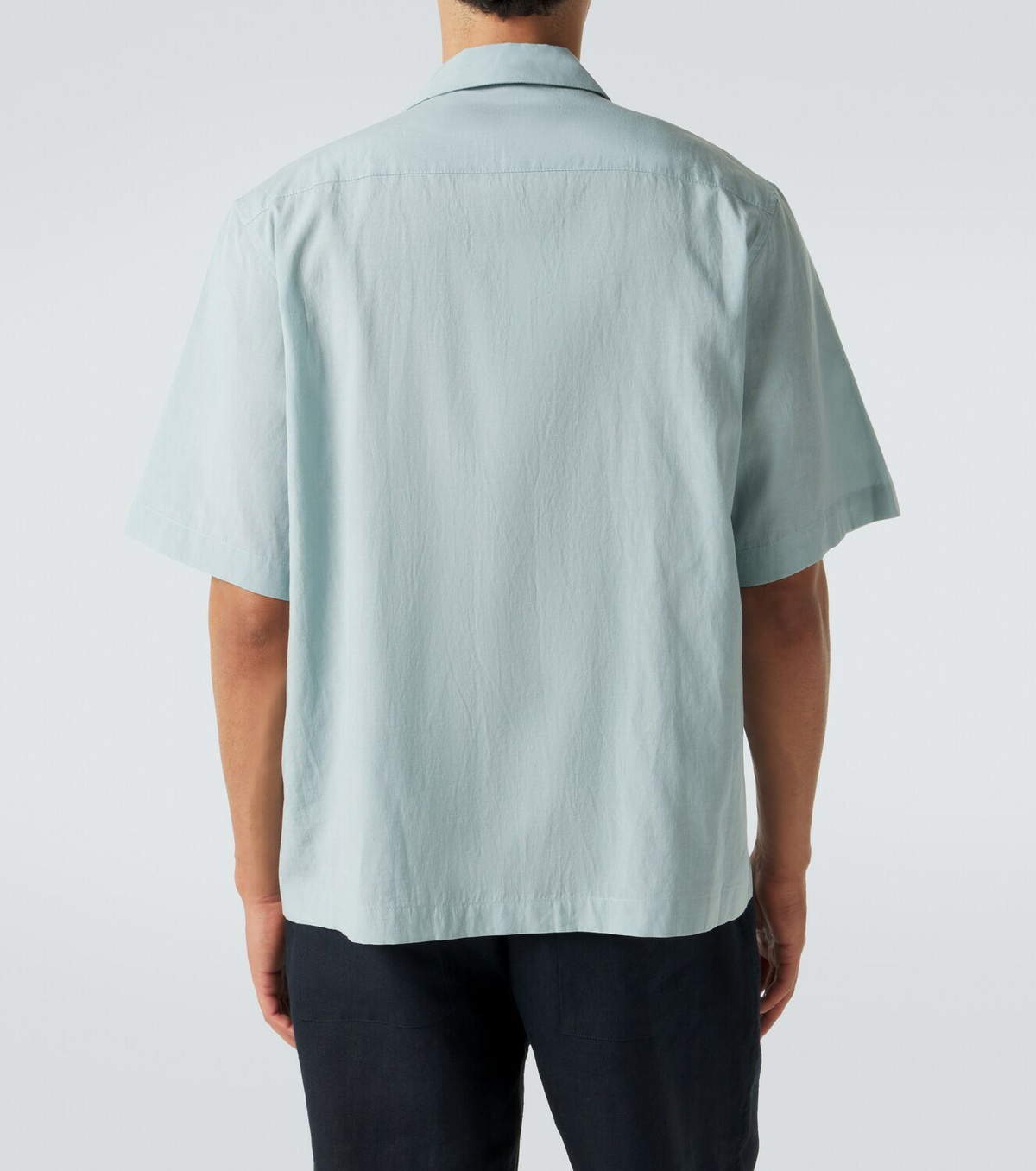 Commas Embroidered bowling shirt