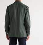 Kiton - Cotton-Twill Shirt - Green