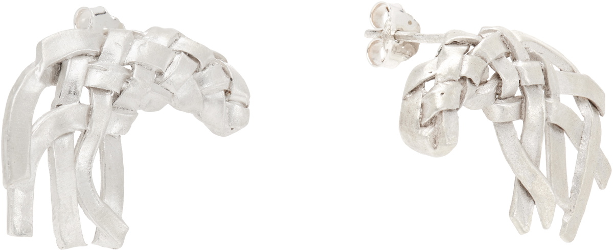 Rier Brushed Stud Earrings