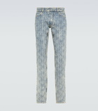 Givenchy - 4G jacquard slim jeans