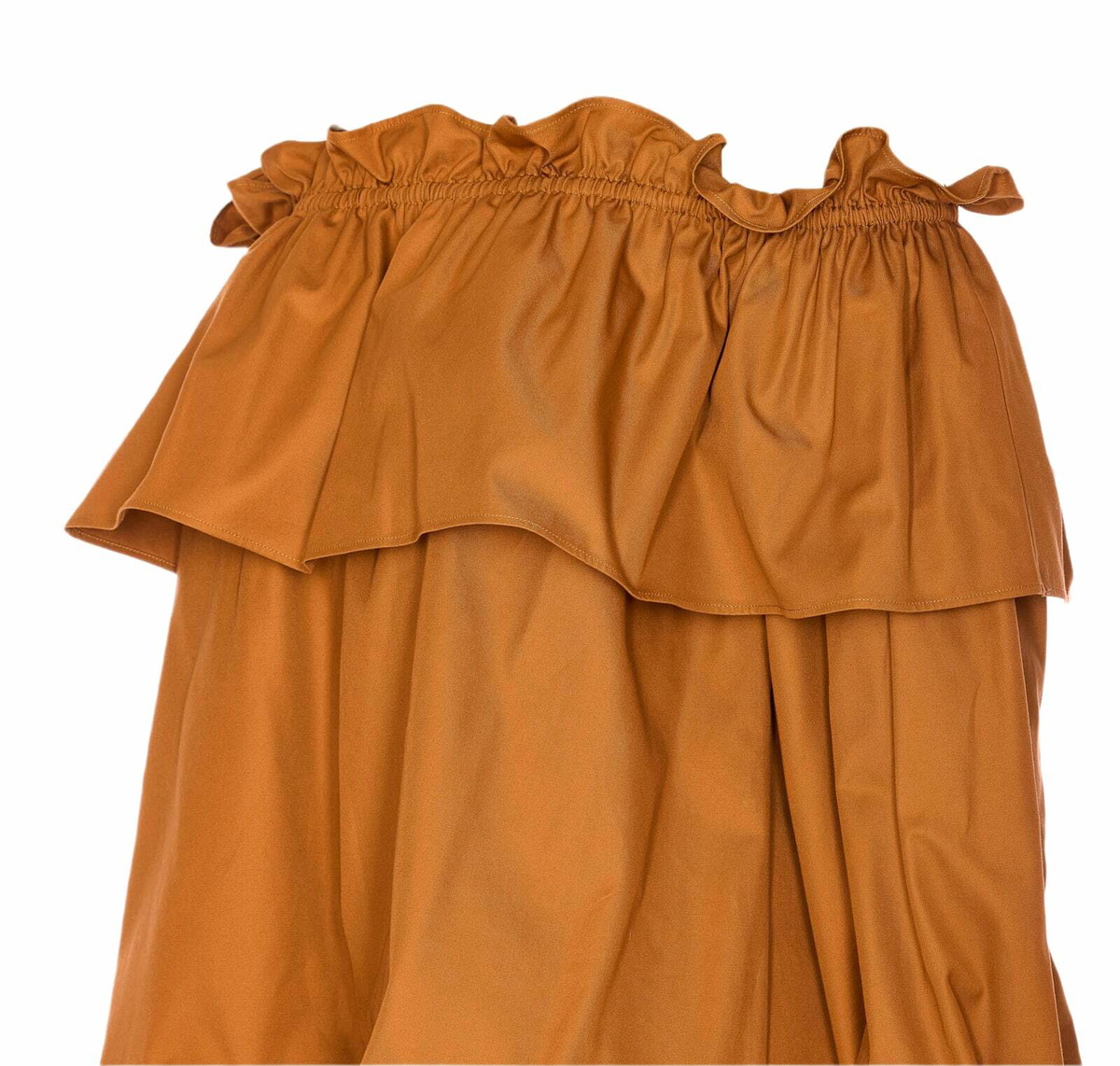 Dress flounces soft cotton