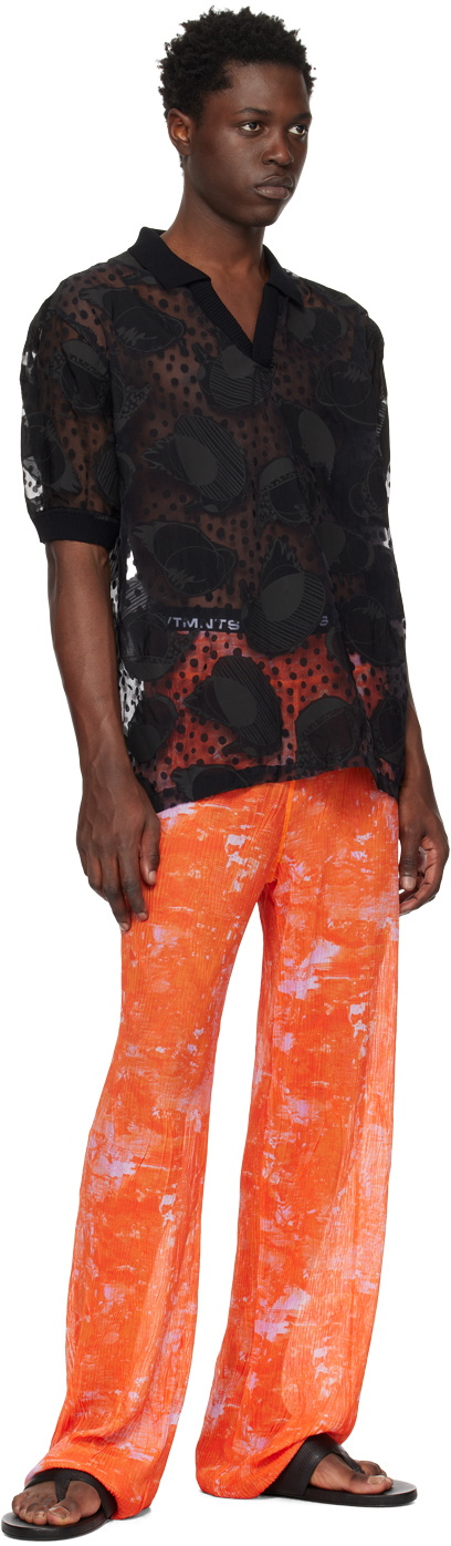 Henrik Vibskov Orange Sway Trousers