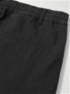 Marni - Wide-Leg Cotton-Blend Gabardine Cargo Trousers - Black