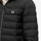 Fred Perry Authentic Men's Hooded Insulated Jacket in Black