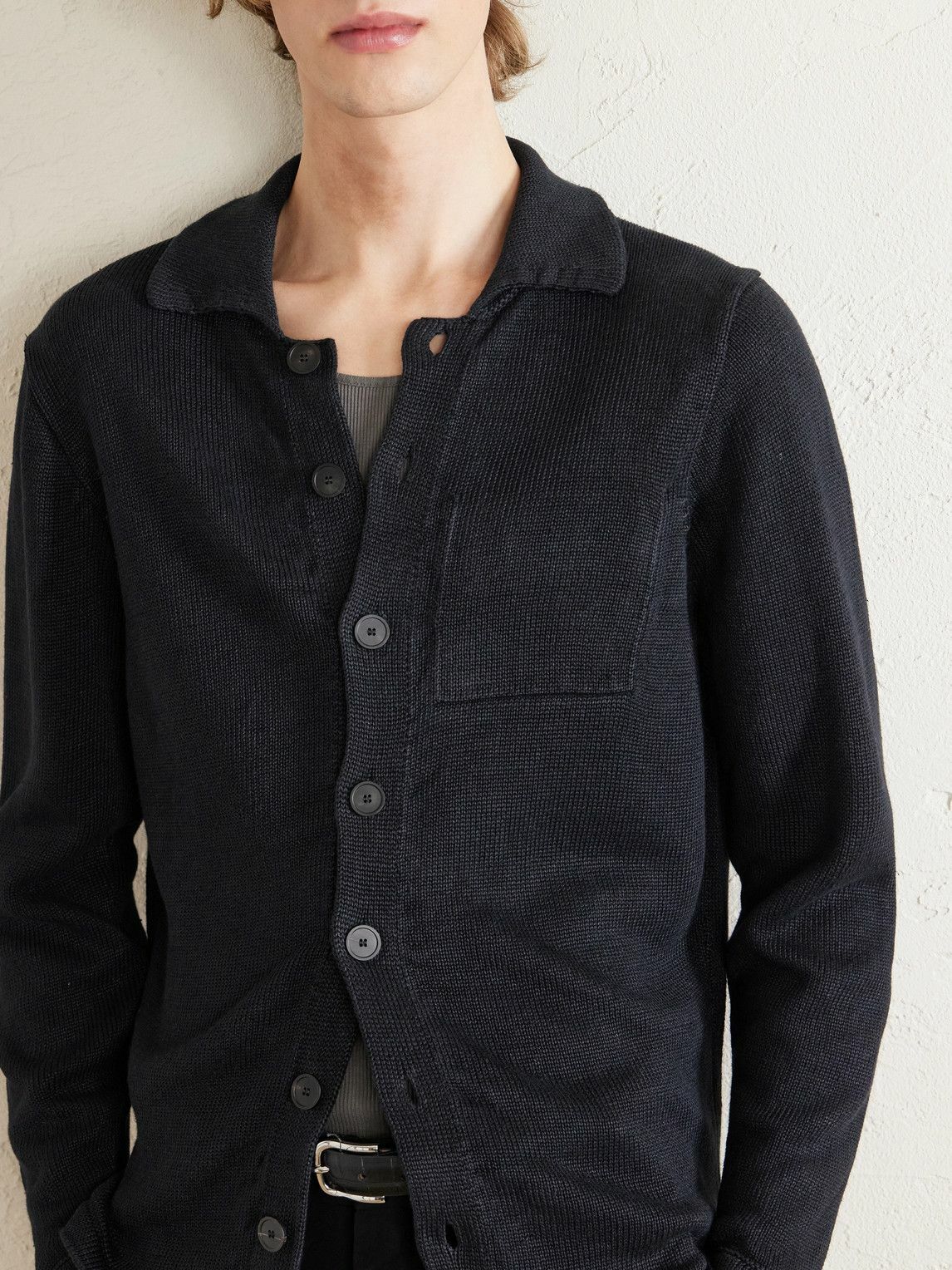 Inis Meáin - Linen Cardigan - Black