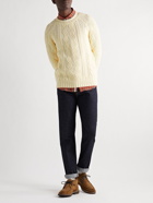 NN07 - Cooper Cable-Knit Wool Sweater - Neutrals