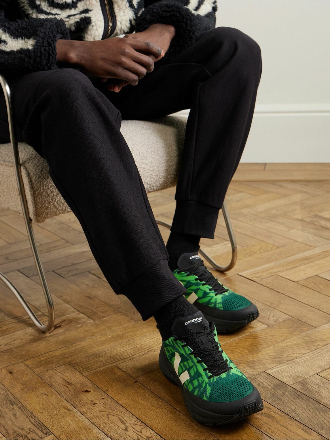 Veja - César Villalba Condor 3 Rubber and Recycled-Mesh Sneakers - Green