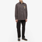 Craig Green Men's Denim Overshirt in Charcoal Grey