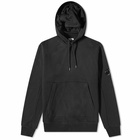 C.P. Company Men's Arm Lens Popover Hoody in Black