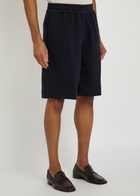 Jil Sander Cotton Shorts Navy