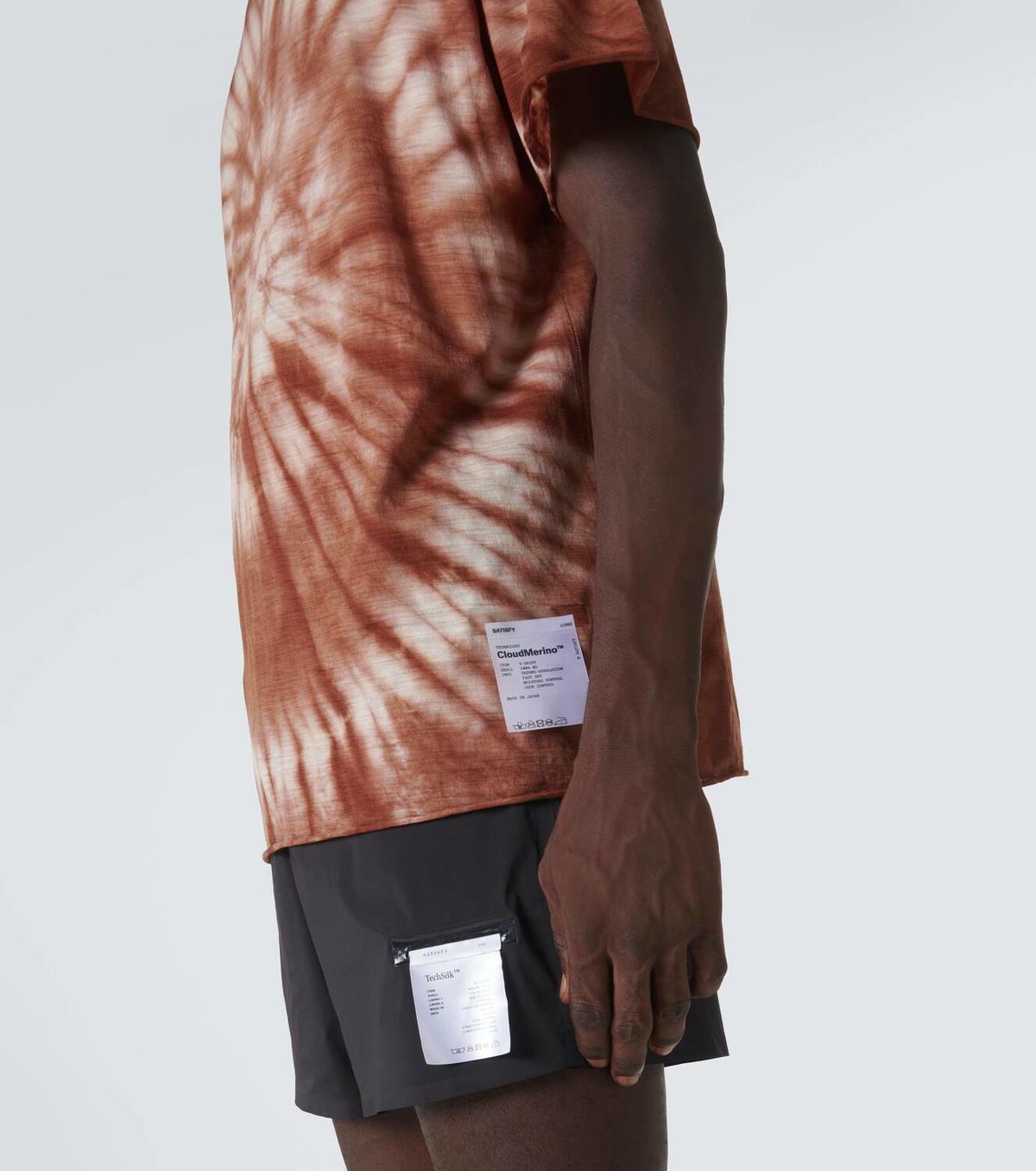 Satisfy Tie-dye wool jersey T-shirt Satisfy