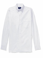 Drake's - Button-Down Collar Cotton Oxford Shirt - White