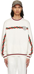 Gucci Off-White Cotton Sweatshirt