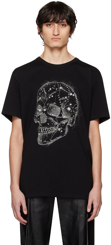 Photo: Alexander McQueen Black Skull Print T-Shirt