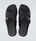 Christian Louboutin Emircross leather sandals