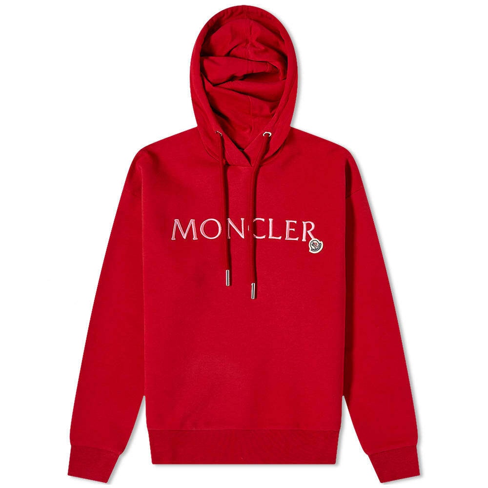 Moncler - Logo cotton hoodie Moncler