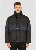 Medusa Quilted Down Jacket in Black