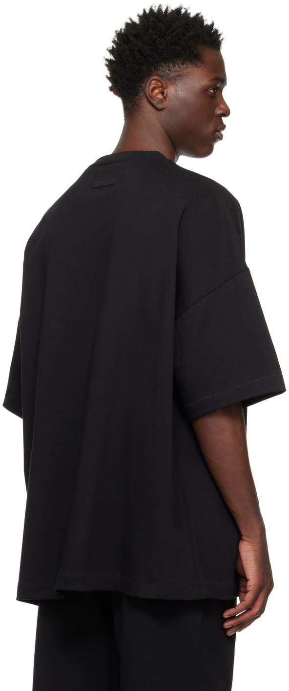 Fear of God ESSENTIALS Black Crewneck T-Shirt