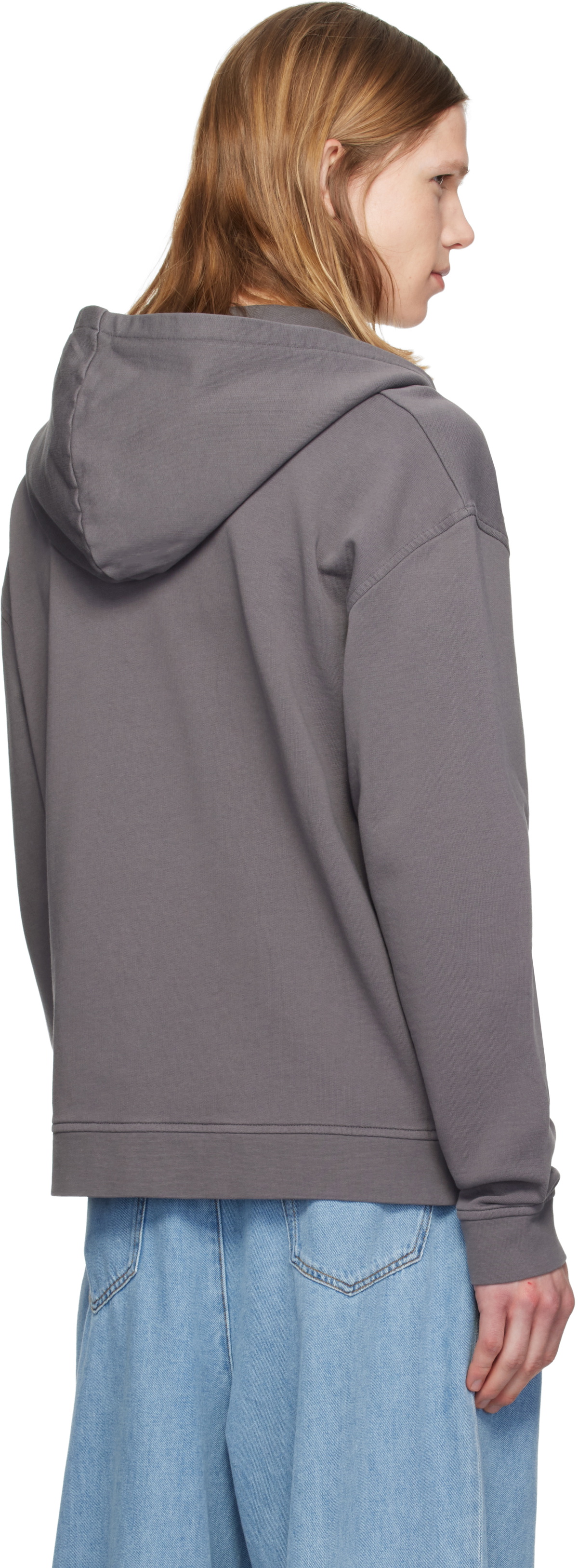 Carne Bollente SSENSE Exclusive Gray Zipcode Desire 'Sex' Hoodie