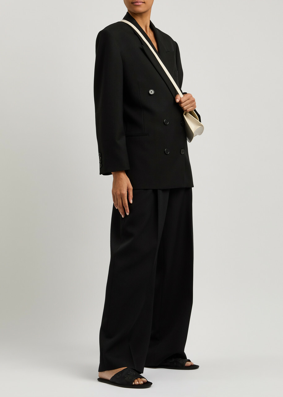 【THE ROW】シルク & アセテート製 Frances Slipper The Row Frances Silk-Blend Slippers | Saks Fifth Avenue