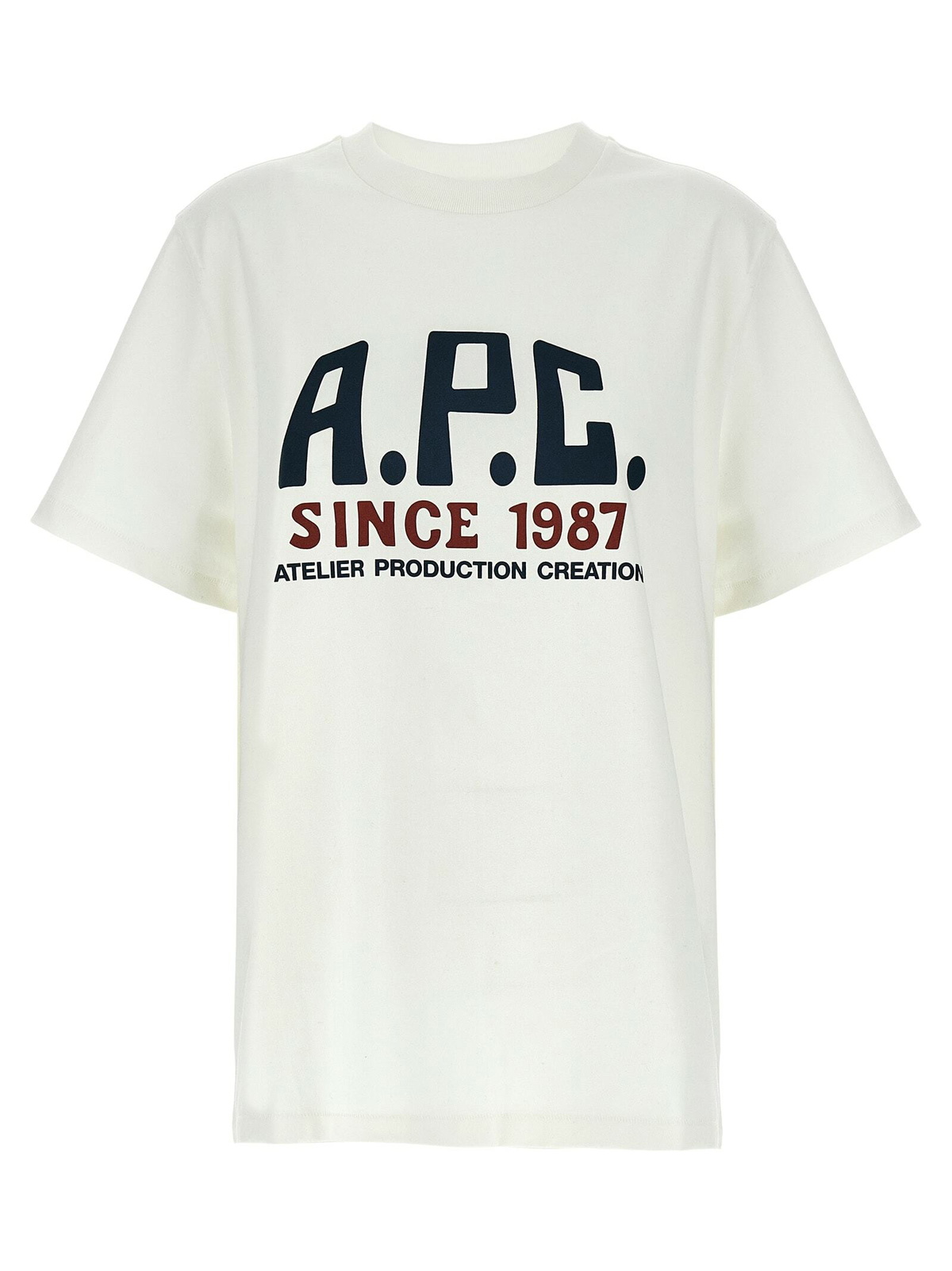 A.P.C. VPC Logo T-Shirt in Off White A.P.C.