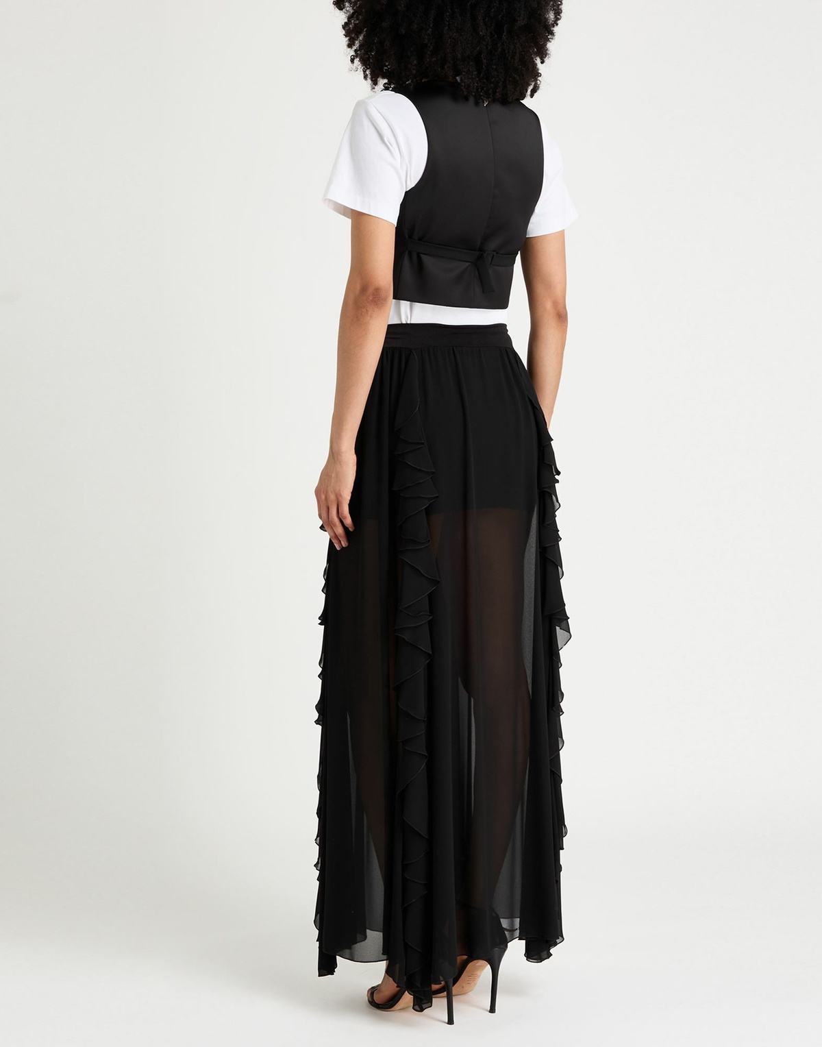 Dondup Womens Tailored Vest in Black
